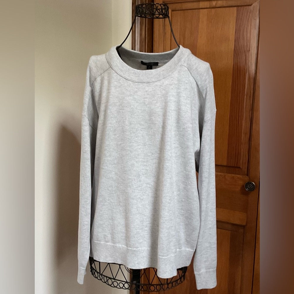 J. Crew Light Gray Crewneck Sweatshirt